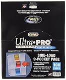 MLB 3-Hole Side-Load 9 Pocket Pages (100 Count)[並行輸入品]