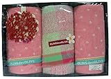日繊商工 OLIVEdesOLIVE home カリーノ (フェイスタオル3枚・コースター) ピンク OD-1571