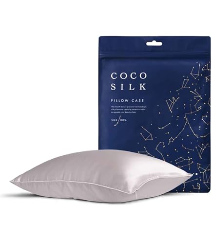 Amazon｜[COCOSILK] シルク100％ 枕カバー 90×68cm トゥルースリーパー