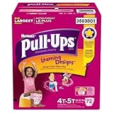 Huggies Pull-ups Training Pants for Girls, Size 4t-5t (38+ Lbs.), 72 Ct. by Huggies [並行輸入品]