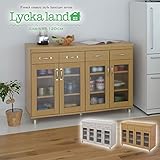 キャビネット120cm幅 FLL-0005-NA ナチュラル