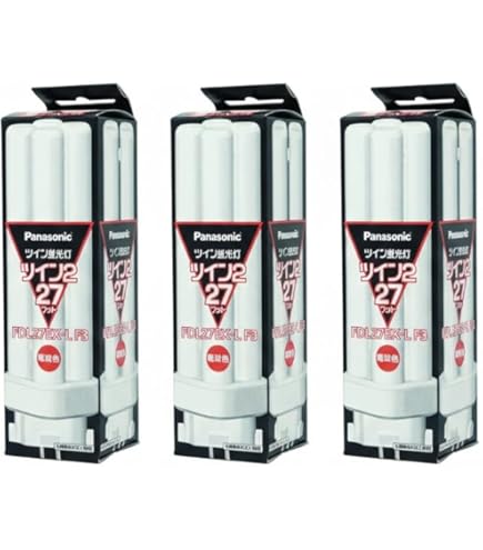 Amazon | (まとめ)PANASONIC ツイン蛍光灯27W電球色 FDL27EX-L〔×5