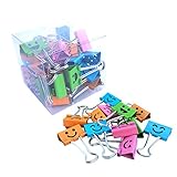 MinniLove ユニークで可愛いダブルクリップ,クリップ，ダブルクリップ，万能クリップ，書類整理，バインダークリップ，オフィスのちょっとした癒やしアイテム (笑顔デザイン 25mm)