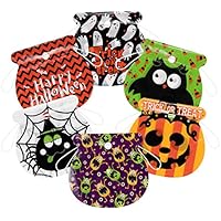 Amosfun 巾着袋 キャンディーバッグ ハロウィン 巾着ポーチ プレゼント ラッピング 袋 72枚入
