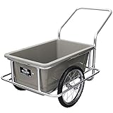 ミナトワークス 軽便アルミリヤカー (最大荷重100kg/100L角タンク付き) MTC-100AL [その他]