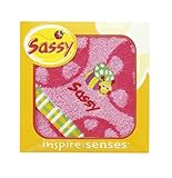 Sassy ジャガード・ウォッシュタオル ピンキードット/箱入/SA1501 【お風呂・プール】NZSA110102