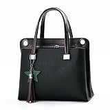 [カッキガッキ]ハンドバッグ　レディース　ショルダー 　2way　トートバッグ　肩掛け　斜め掛け　手提げ　女性用　ビジネス　通学　就活　デート　パーティー　カワイイ　黒　ブラック