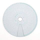 矢崎総業　大型タコグラフ用チャート紙（赤箱）　7日間用×10組　丸型（15.7mm）　90km/h