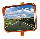 ステンレスカーブミラー　角型　600×800mm　道路反射鏡　設置基準合格品