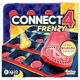 Connect 4 Frenzyゲーム | バウンスディスク 4 The Win | ファミリーパーティーゲーム 子供、ティーン、大人向け | 対象年齢8歳以上 | 2~6人用 | 10分 | ポータブルゲーム