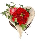 パラボッセ 母の日 遅れてごめんね 花束 カーネーション ミニブーケ bouquet red carnation 25cm×20.5cm×H25cm