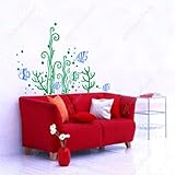 Custom PopDecals - Fish and seaweed - Beautiful Tree Wall Decals for Kids Rooms Teen Girls Boys Wall