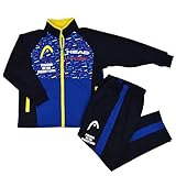 ジャージ上下 子供用 HEAD(ヘッド) トレーニングスーツ 男の子 男児 ボーイズ ジャージ 切替タイプ fo-17142sp 130cm ブルー