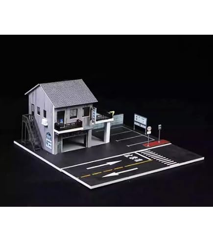 Amazon.co.jp: Raineed カーディーラー ジオラマ 展示ケース 1/64