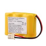 3.6 V 400 mAhニカド電池充電式コードレスホーム電話バッテリーfor Vtech bt-17333 bt17333 cs2111 cs5111 cs5111 – 2 イエロー AAA-100