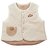 《秋冬春対応》(日本製) Pample Mousse(パンプルムース) オーガニック接結ジャガード柄ドット柄胴着 50cm~70cm/水玉 NO.DP-73516