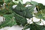6 Artificial Silk Flocked English Ivy Chain Garland for Home Decor Interior Design and More【クリスマス】【ツ