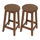 木製スツール (BR　H55cm, 2個セット)