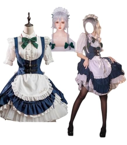 Amazon.co.jp: [healall] 十六夜咲夜風 コスプレ衣装 (S) : ホビー