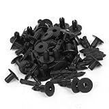 車の5.5ミリメートルの穴ドアフェンダープラスチックリベットねじファスナー50個を押してください