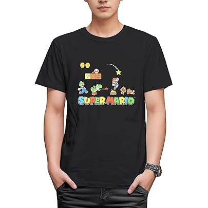 Amazon | [ファインプラス] Tシャツ スーパーマリオ カラフルヨッシー