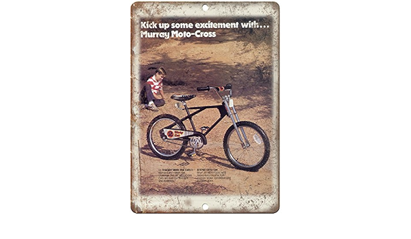 Amazon｜Murray Dirty Cat モトクロス自転車広告 12x9インチ レトロな 