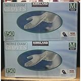 KIRKLAND カークランド KS Nitrile Gloves 二トリル手袋 Mサイズ 150枚 2箱セット