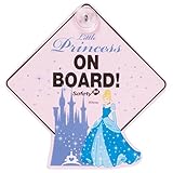 Disney ベビー セーフティーサイン 乗車中 リトルプリンセス [並行輸入品]