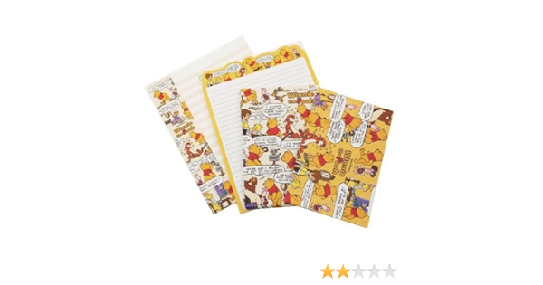 Amazon くまのプーさん レターセット 便箋 封筒 ディズニーキャラクターステーショナリー通販 レターセット 文房具 オフィス用品