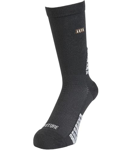 Amazon.co.jp: AKTR BASIC NEO FUTURE SOCKS Basketball Socks, Black