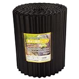 イワタニ 黒ポリ 園芸シート 波型 厚さ1.5mm×巾30cm×10m巻 4巻入