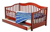 Dream On Me Toddler Day Bed with Storage Drawer, Cherry [並行輸入品]