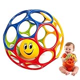 Naovio Baby Rattle Ball Toy Colorful Newborn Hand Catch Shaker Bell Ring Teether [並行輸入品]