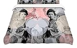 KESS InHouse Suzanne Carter "Kyoto Girl"Featherweight Queen Duvet Cover, 88 x 88" [並行輸入品]