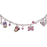 Disney Charm Bracelet with Metal Charms and Jelly Faceted Beads