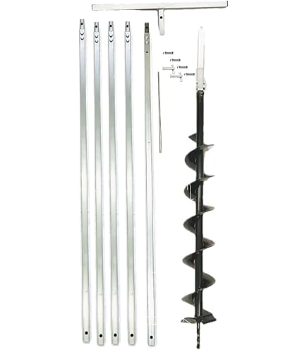 Amazon | 【説明書付き】井戸掘り機キット 経60mmオーガ 全長6m20cm