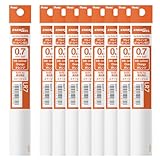ぺんてる ボールペン替芯 エナージェル 0.7mm オレンジ 10本 XLR7-F(10)