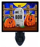 Halloween Night Light – Spider Man墓地 – Pumpkins LED Night Light