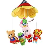Baby Mobile 赤ちゃん五感発達教育 赤ちゃん ベビー ベッドメリー モビール 幼児 モビール おもちゃ 音 知育玩具 赤ちゃんのおもちゃ 黒と白のモービル 出産準備物 出産祝い カラーモービ