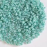 海外製 丸大シードビーズ (ミントカモマイル)