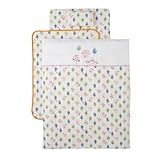 Wガーゼプリント 洗える布団10点セット フォレストフレンズ－ホワイト－.