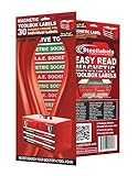 Steellabels "Magnetic" Tool Box Organizer Labels (green edition) organize boxes, drawers & cabinets 