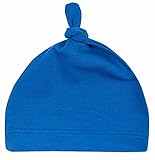Plus Nao(プラスナオ) ベビー帽子 ベビーキャップ ぼうし ビーニー ワッチキャップ 赤ちゃん BABY ベイビー 子供用帽子 こども用 コットン - ブルー