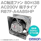 オムロン(OMRON) R87F-A4A85HP AC軸流ファン 200V (80×t38 端子タイプ) (回転数 50Hz 2700回) NN