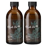 天然ハッカ油 100% 日本製 大容量 200mL 2本セット 計400ｍL ハッカオイル はっかオイル Mentha Oil 100 メンタオイル