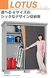 サンキン物置　ロータス　LS-1307チャコールブラウン