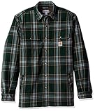 Carhartt メンズ ハバード シャルパ 裏地付き シャツジャケット US サイズ: Large カラー: グリーン