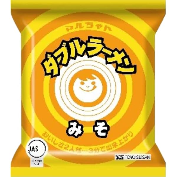 Amazon.co.jp: マルちゃん ダブルラーメン みそ 168g×15個 : 食品