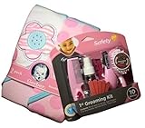 Baby Girl Gift Bundle – 2 Items : Gerber 2 - Packピンクテリーフード付きタオルと安全1stグルーミングキット