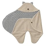 ベビー おくるみ ベビー用寝袋 ふわふわ クマさん 赤ちゃん用 新生児 スリーパー 出産祝い hibote